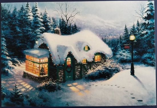 Зимняя сказка. Thomas Kinkade. Россия. 2014 г.