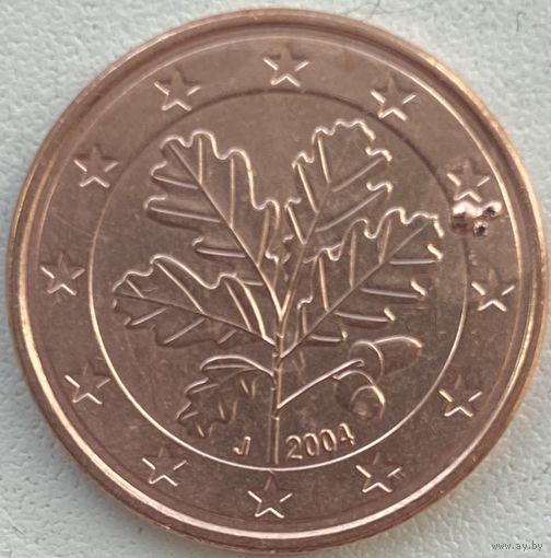Германия 5 евроцентов 2004 г. J