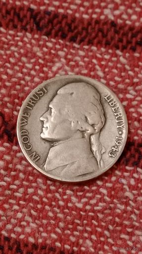 США 5 центов 1943 p