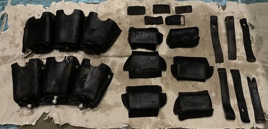 Немецкие подсумки для к98 вермахт. Клейма!(вмв, пмв) с рубля!