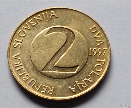 Словения. 2 толара 1997 года.