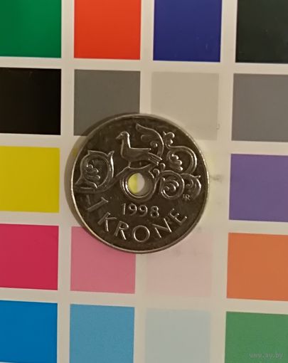 Норвегия 1 крона 1998