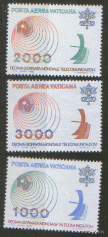 ВАТ. М. 723/25. 1978. Телекоммуникации. Герб. чиСт.