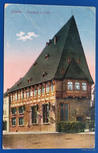 Старинная немецкая открытка. Гослар. Патрицианский дом. Германия. Чистая.
