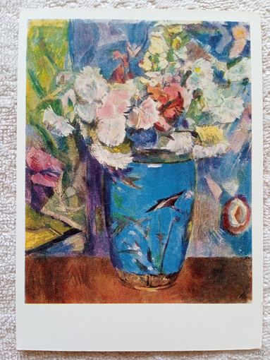 Волокидин. Цветы в синей вазе