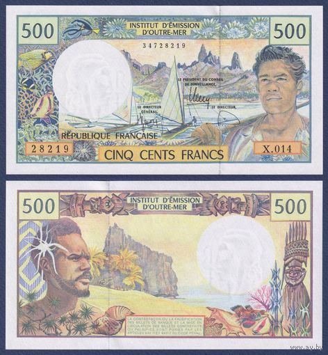 Французская Полинезия, 500 франков 1990-2012 г., P-1, UNC