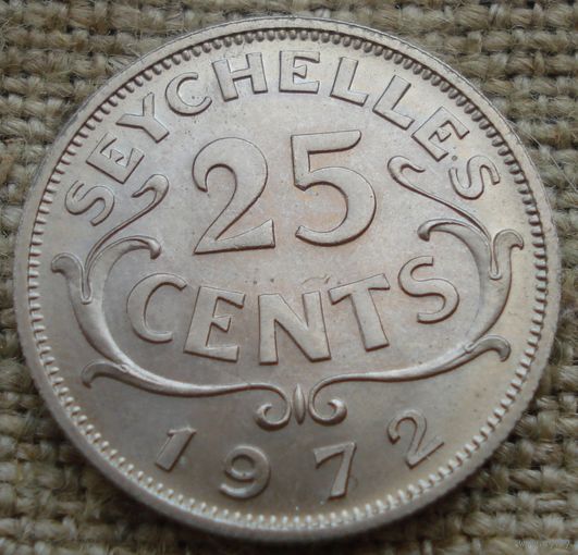 25 центов 1972 Сейшелы