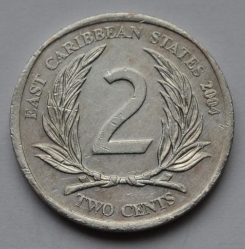 Восточные Карибы, 2 цента 2004 г.