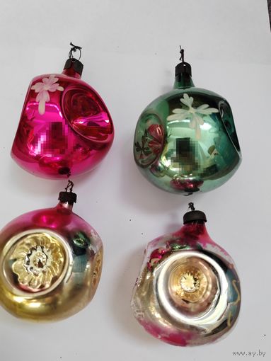 Елочные шары. СССР.