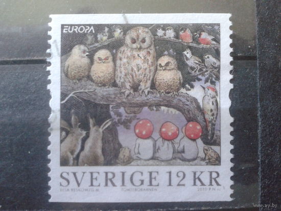 Швеция 2010 Европа, детские книги Михель-2,3 евро гаш