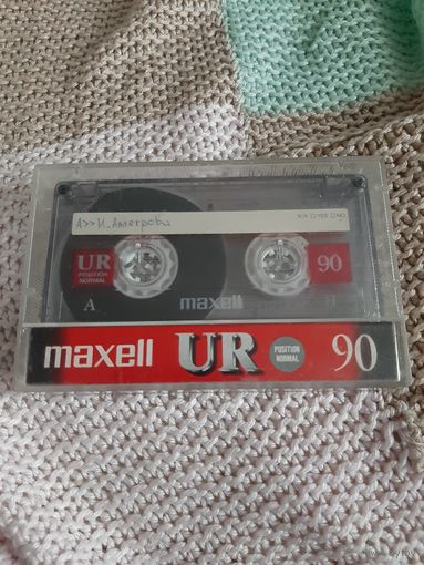 Кассета  maxell UR 90. И, Аллегрова. CLOCK.