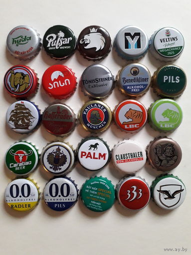 Пивные крышки+ лист для хранения