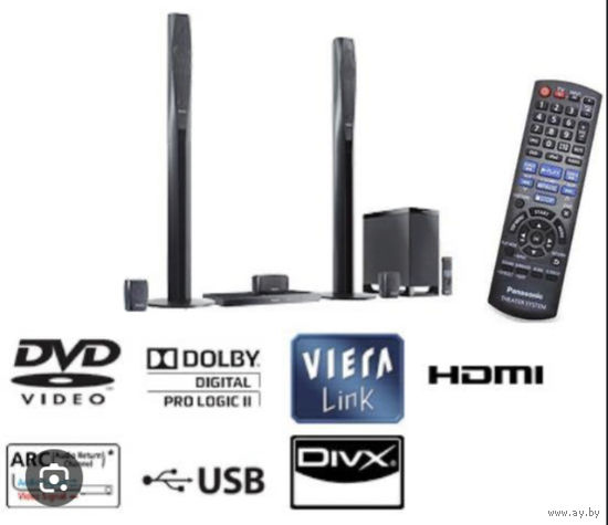 Усилитель Кинотеатр Panasonic с караоке usb bt