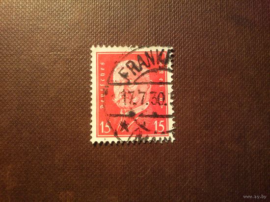Германия 1928 г.Пауль фон Гинденбург (1847-1934), 2-й президент./14а/