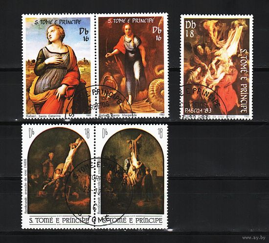 Сан Томе и Принсипе 1983, Картины, пасха, Mi 6,20, С068