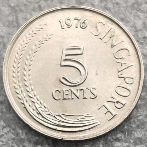 Сингапур 5 центов  1976 г.