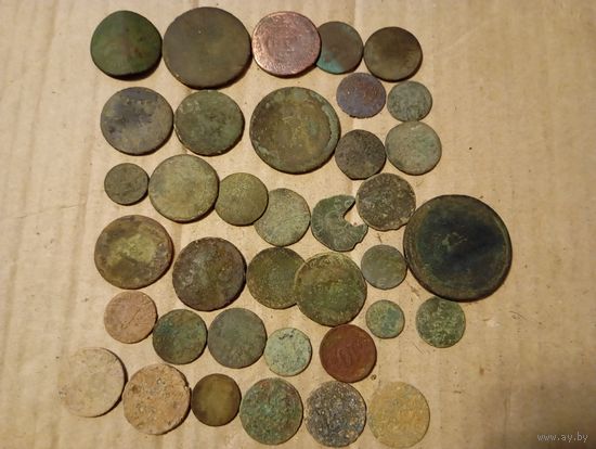 Монетки на опыты 37шт