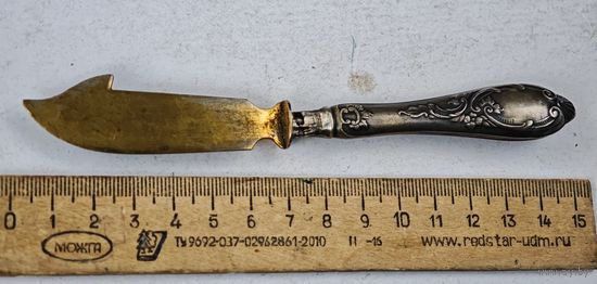 875 проба серебро (ручка )  нож