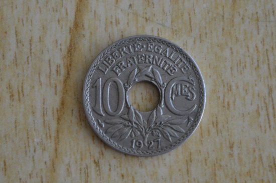 Франция 10 сантимов 1927