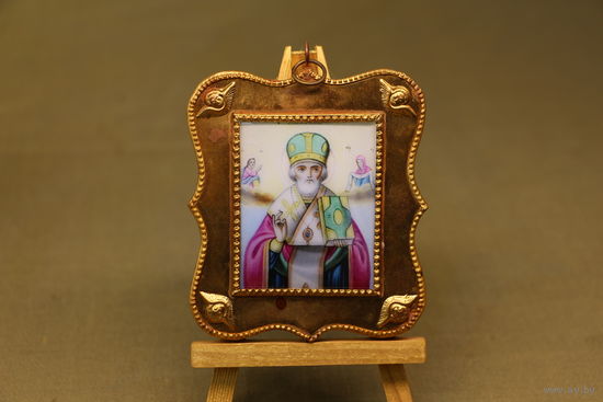 Паломническая Икона св. Николай. Распродажа коллекции вещей. С РУБЛЯ! АУКЦИОН!