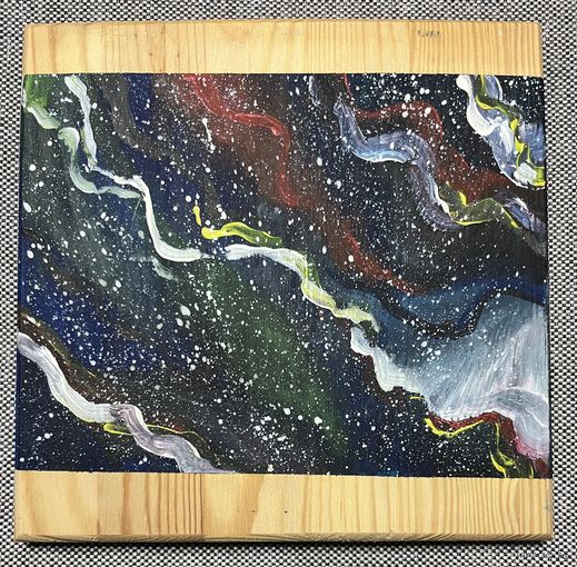 Живопись на доске "Сияние"