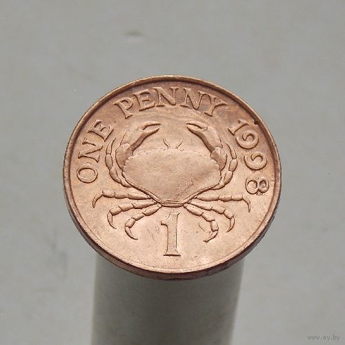 Гернси 1 пенни 1998