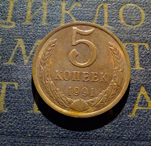 5 копеек 1991 Л СССР #02