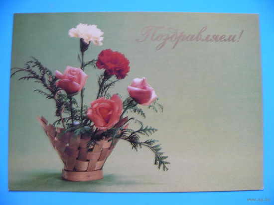 Бабайлов В., Садловская Л.(фото), Поздравляем! 1983, чистая.