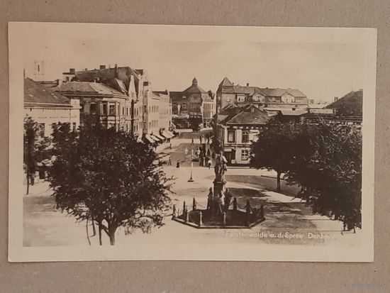 Почтовая Карточка Фюрстенвальде - Площадь Монументов Германия.