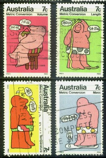 Австралия - 1973 [Mi. 513-516] Гашеная (AU12)