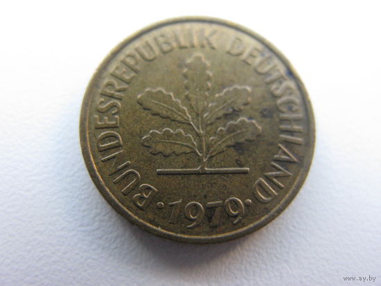 ФРГ 5 пфеннигов 1979 D