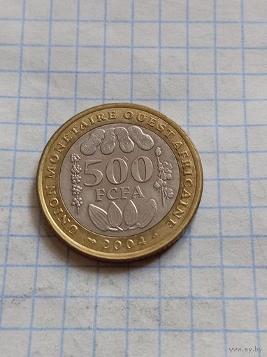 500 восточноафриканских франков 2004 года