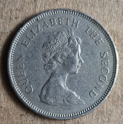 Гонконг 1 доллар 1980 г., KM# 43