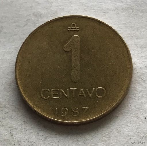 Аргентина 1 сентаво 1987