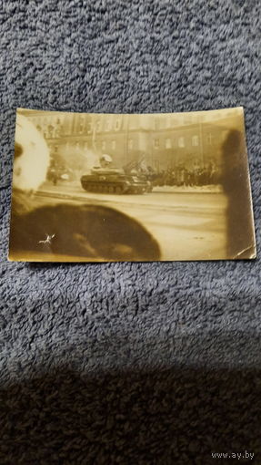 Фото ЗСУ 23-4 "Шилка" на улице Праги зимой 1968/1969гг.