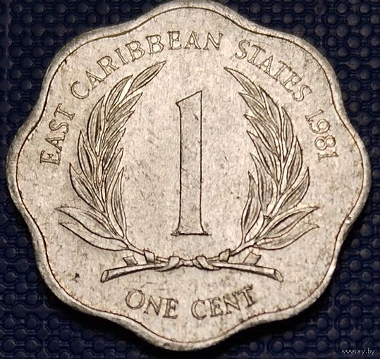 Восточные Карибы 1 цент 1981 г.