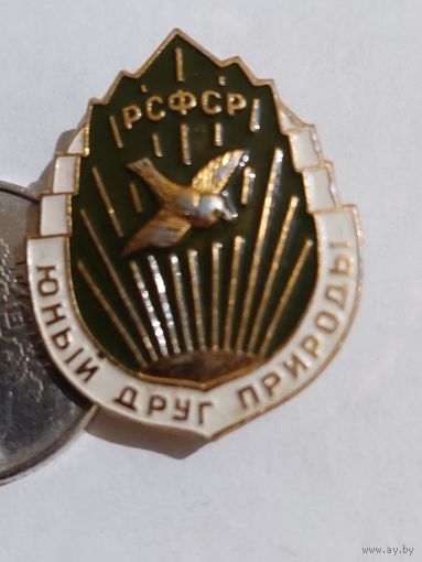 Значок " Юный друг природы "