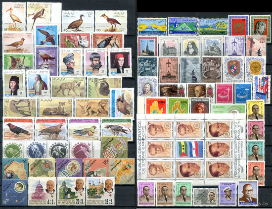 Марки разных стран 2 - полные серии - 70+ марок 1 малый лист - MNH. #O-W-92-C-1