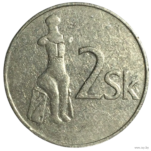 Словакия 2 кроны, 1993