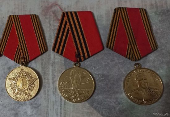 Медали 50, 60 лет Победы, Г.К. Жуков
