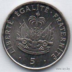 РЕСПУБЛИКА ГАИТИ 5 САНТИМОВ 1997