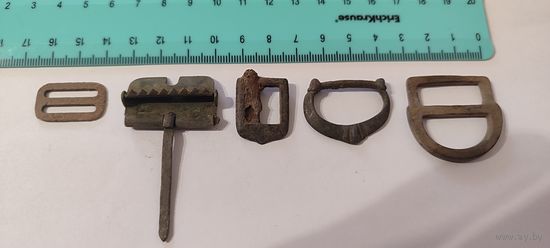 Пряжки на ремни(сборный лот)