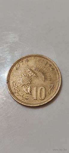 Марокко 10 сантимов 1974