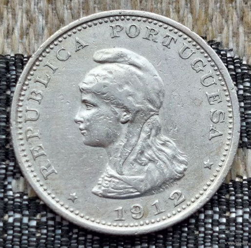 Португальская Индия 1 рупия 1912 года. Серебро. Сторгуй за свою цену, предложи обмен! Y110