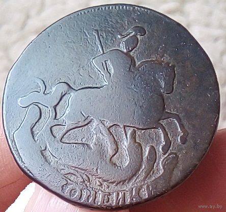 Две копейки 1757 год.