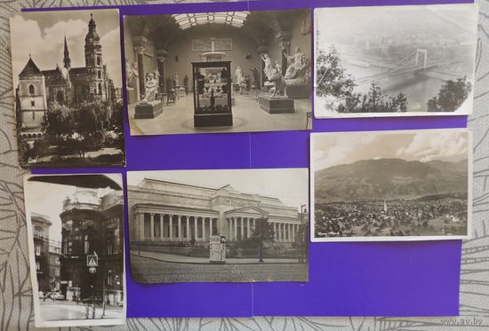 Фото "Города Европы", 6 шт., 1950-е гг.