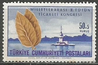 Турция. Международный конгресс по табаководству. 1965г. Mi#1959.