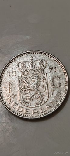 Нидерланды 1 гульден 1971