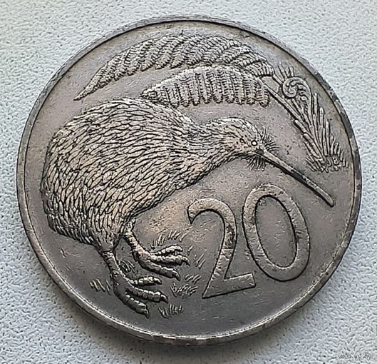 Новая Зеландия 20 центов, 1967  5-11-10