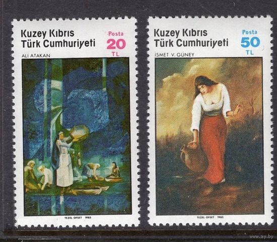 Турецкий Кипр 1985 ** МNН  Живопись. Картины \\Н